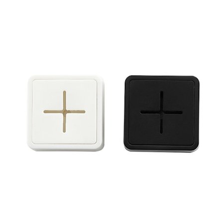 2(hvit,svart) Tekhåndkleholder, Premium Silikon Selvklebende