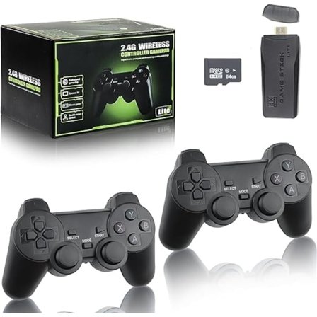 Ny Retro Spelkonsol med 20 000 Spel, 4K HDMI,inkl 2 Trådlösa Handkontroller