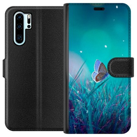 Kompatibelt Plånboksfodral till Huawei Huawei P30 Pro Magical Butterfly