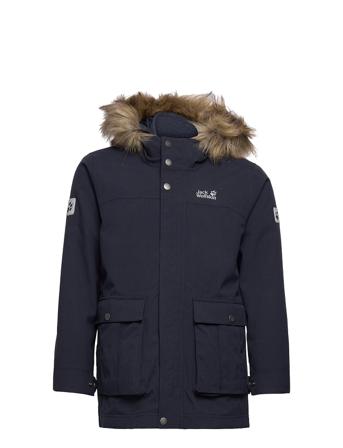 B Elk Island 3In1 Parka Parkas Jakke Blå Jack Wolfskin