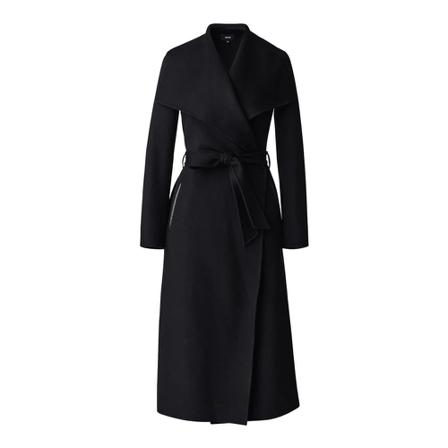 Mackage, Belted Coats Zwart, Dames, Maat:S