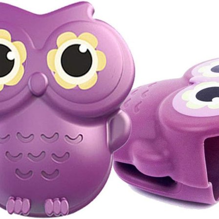 2 st Mini Uggla Vantar Roliga Silikon Mikrovågsugnsvantar för