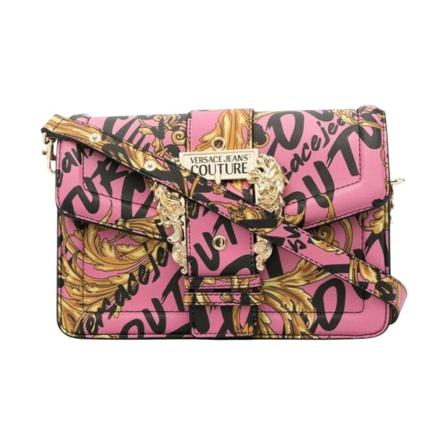 Versace Jeans Couture - Axelremsväskor - Rosa - Dam - Storlek: One Size, Dam, Storlek: ONE SIZE