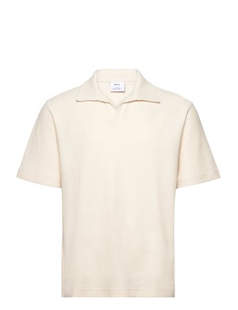 Mango | Regular-Fit Textured Polo Shirt | M
