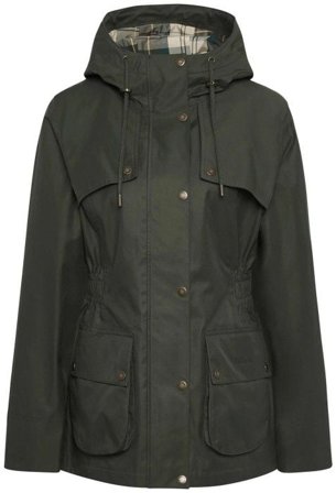 Barbour W's Maple Waterproof Jacket Olive/Ancient Tartan