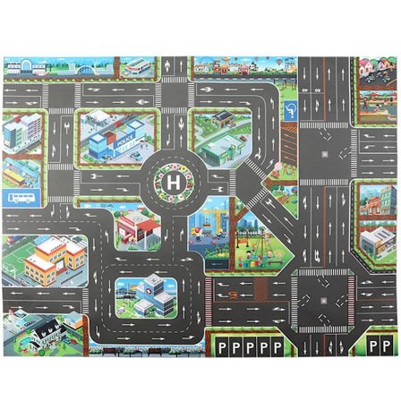 Barnespill Carpet Traffic Map Mat 2 2