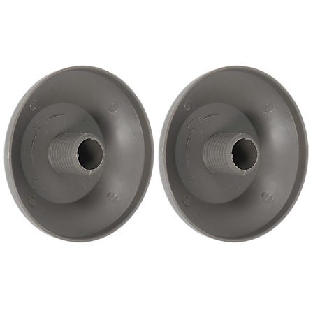 Erstatningstopp for parasoll, lysegrå romersk parasoll, kompatibel reparasjon, kompatibel med piknik, 2 stk.