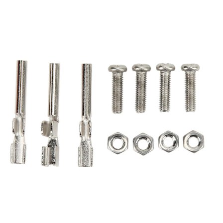 Club Car -laturin liitäntäpistokkeet 3-napaiset liittimet ruuvimutterilla 604321 Vaihto EZGO RXV:lle