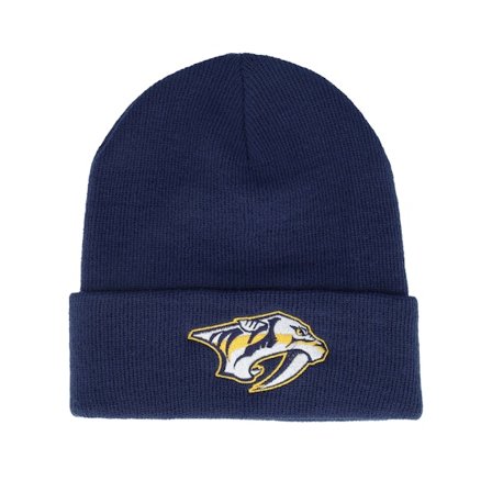American Needle - NHL Blauw cuff Beanie - Nashville Predators Knit NHL Navy Cuff @ Hatstore