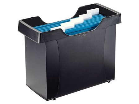 Leitz Hängmappslåda Plus svart - Lyreco - Kontorsmaterial - Mappar och plastfickor - Hängmappsförvaring