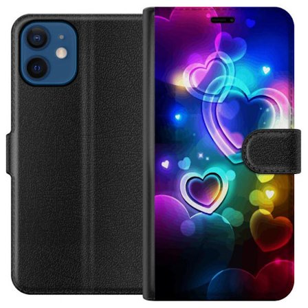 Kompatibelt Plånboksfodral till Apple Apple iPhone 12 NeonÄlskling