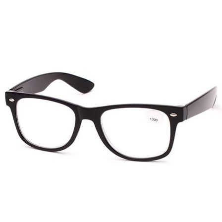 Matt Black Wayfares Lesebriller med styrke