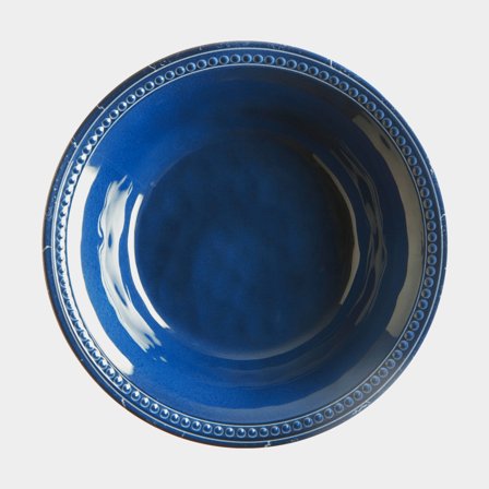 Głębokie talerze melaminowe Marine Business Harmony Blue, niebieskie, 21 cm, 6 sztuk - Jachtowa