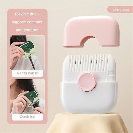 2 i 1 Baby Hårtrimmer och Hårkam - Klipp lugg och trasiga hårstrån - Manuell Bärbar Barnklipp