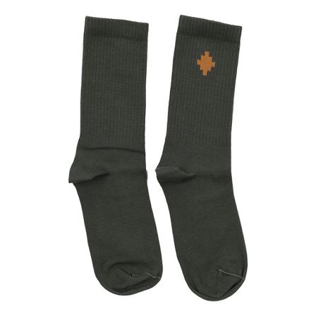 Marcelo Burlon Midhigh Socks Grøn, unisex Strømper