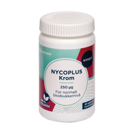 Nycoplus 250 μg krom tabletter, 80 stk.