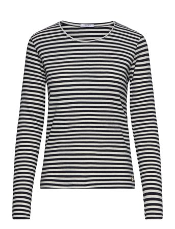 Cwamy Stripe - T-Shirt Navy Claire Woman