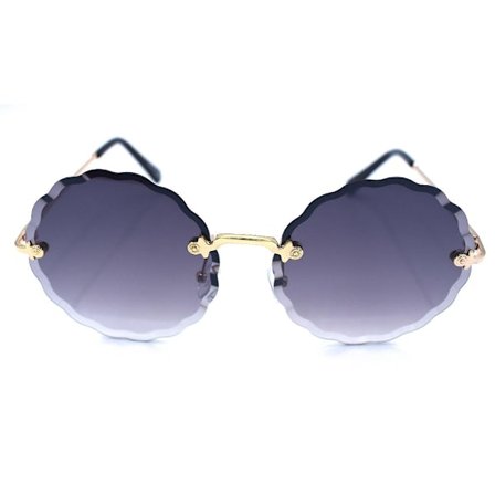 Ice Wave runda solglasögon - mörk