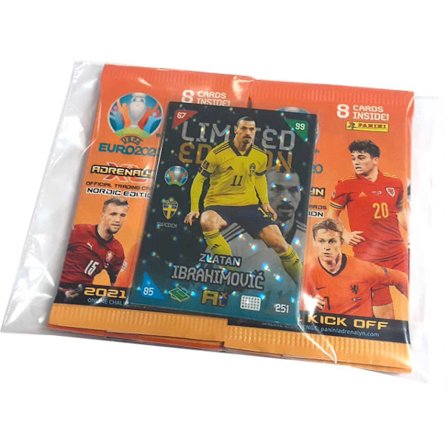 Fotbollskort Presentpåse Euro 2021 Kick Off - Zlatan Ibrahimovic