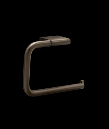 Beslag Design Flow Toalettpappershållare Brunerad mässing, Badrum