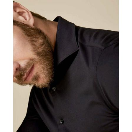 Profuomo Shirt , Zwart , Heren , Maat: W37