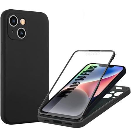 Cover til iPhone 14 Plus Fuld beskyttelse Sort stødsikker anti-ridse