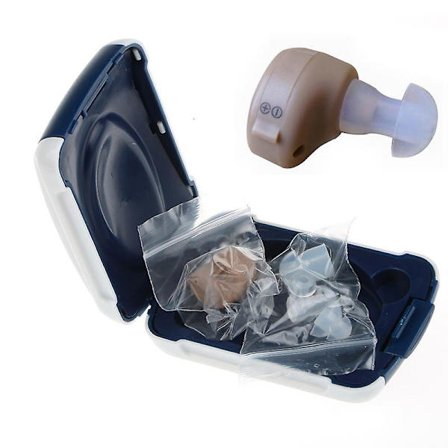 Ny hörselhjälp av god kvalitet, osynlig minihörselhjälp i örat, justerbar ton, hörselskydd, verktyg för döva