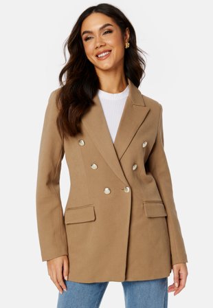 ONLY Corinna L/S Long Blazer Toasted Coconut Klær