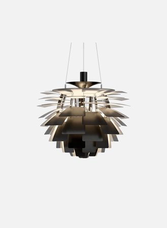 PH Kongle taklampe Ø48 - sort