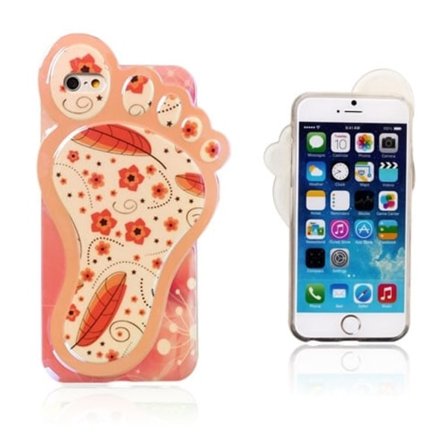 3D fod (røde blomster) iPhone 6 cover