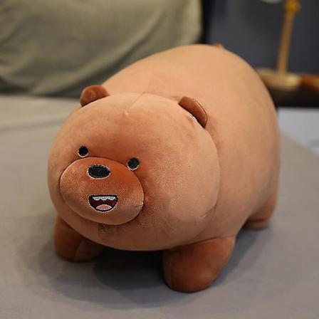 We Bare Bears -pehmolelu Jääkarhu/Grizzly/Panda Täytetty lelu Kolme Karhua Sarjakuvahahmo [GGL] Brown Bear