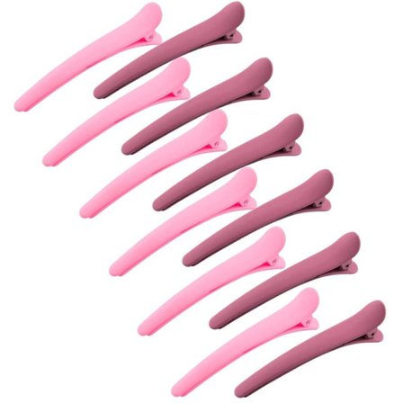 12 stk hårklemmer for styling seksjonering, 3,1 tommer matte alligator hårklemmer hårspenner ingen brett andenebb hårklemme