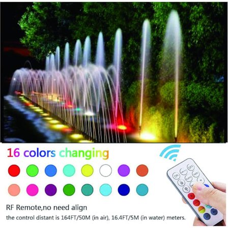 Zhongkaifa undervattensbelysning med fjärrkontroll, R