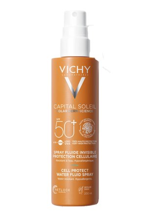 Vichy Capital Soleil Sun Lotion Cell Protect Water Fluid Spray SPF 50+ 200ml
