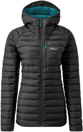 Rab W's Microlight Alpine Long Jacket Black