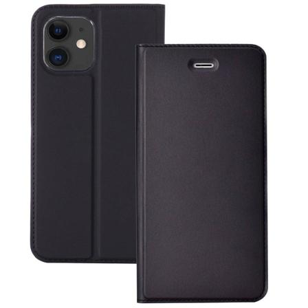 Iphone 12 - Stilrent Effektfullt Plånboksfodral Svart