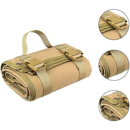 1 stk Khaki Taktisk Skytematte, Taktisk Skytematte