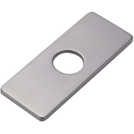 Kjøkkenvask Hullplate For Baderomskran, Servant, Kranrosett I Børstet Nikkel