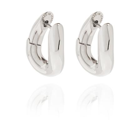Balenciaga, Loop XXS earrings Grijs, Heren, Maat:ONE Size