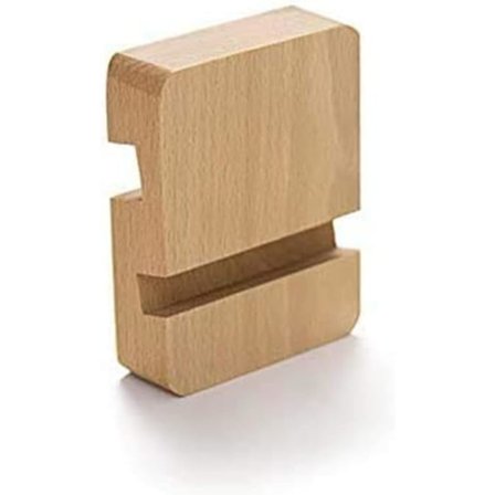 Trä Mobiltelefon Stativ, Universell Skrivbords Telefon Stativ Bärbar Mobil Tablet Hållare