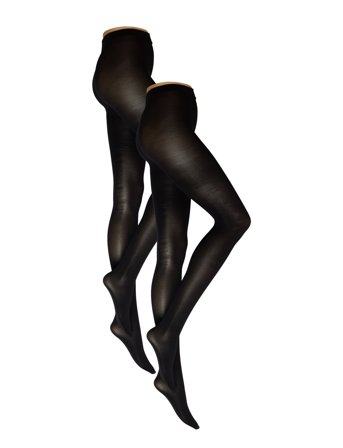 Tights - 2-Pack Black Sneaky Fox