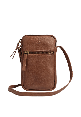 Markberg River Mini Crossbody Bag Soft vintage Väskor & plånböcker Dam Brun ONESIZE