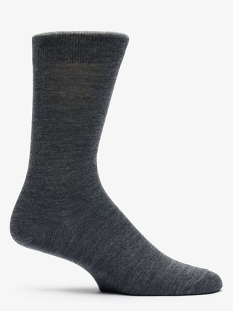 John Henric Men's Dark Grey Socks Merino Size 39-42