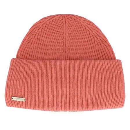 Seeberger - Rosa cuff Beanie - Knit Beanie With Turn Pink Cuff @ Hatstore