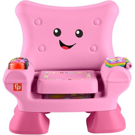 Fisher-Price - Skratta & Lär Progressivt Lärande - Rosa Elektronisk Stol - Fisher-Price - JFF07