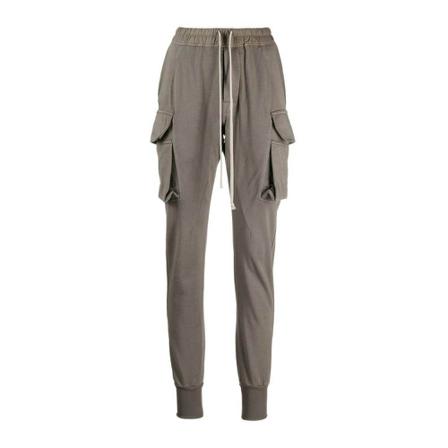 Rick Owens, Tapered Trousers Grijs, Dames, Maat:S