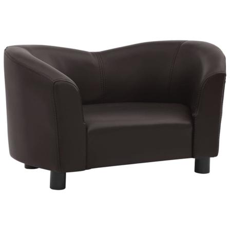 Vidaxl Hundsoffa Brun 67x41x39 Cm Konstläder Brun
