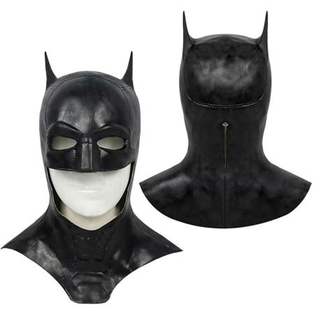 Batman Cosplay Fuld Overhead Maske Halloween Karneval Fest Superhelt Fancy Dress Up Kostume Tilbehør Long