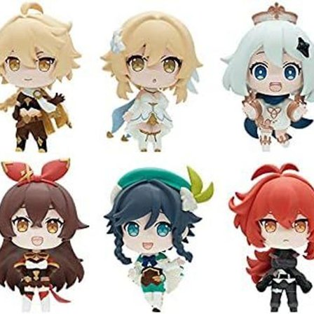 Kreativ Genshin Impact Capsule Collection Figur Vol.1 Set KLB