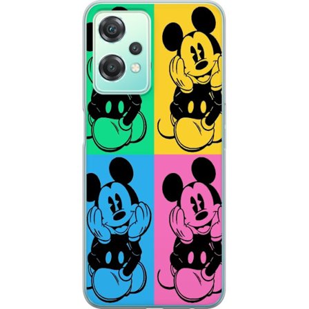 Kompatibelt Mobilskal till OnePlus OnePlus Nord CE 2 Lite 5G Mickey Mouse popkonst affisch färgglad Disney retroserie tecknad ikonisk figur Andy Warh